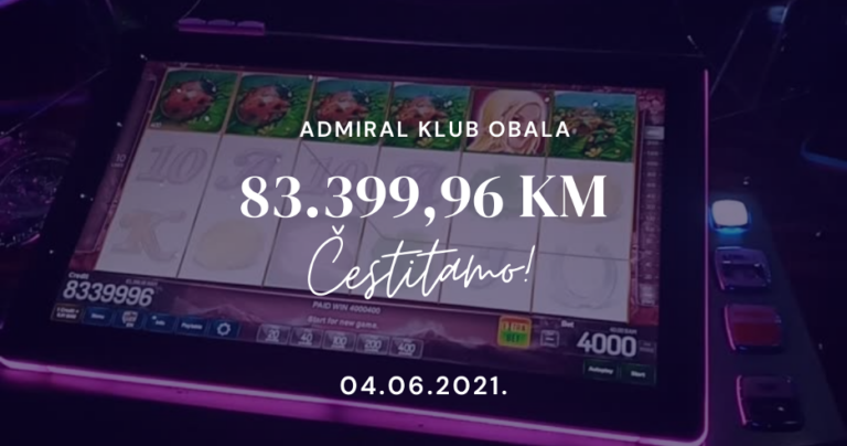 Dobitnici Admiral klub Obala